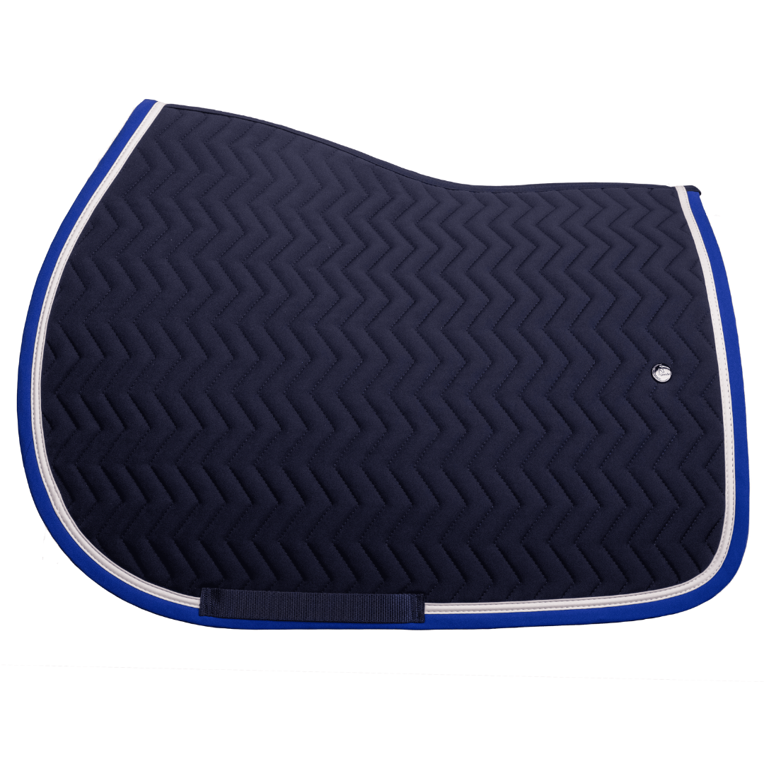 Schabracke Arrow - marine/royalblau - weiß