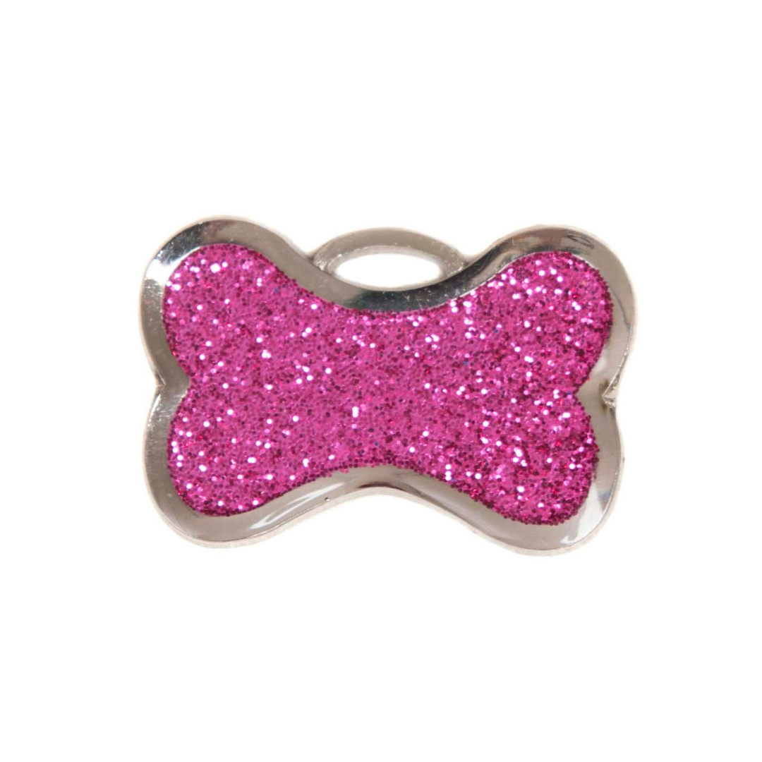 Bone tag + glitter