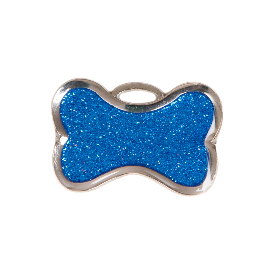 Bone tag + glitter