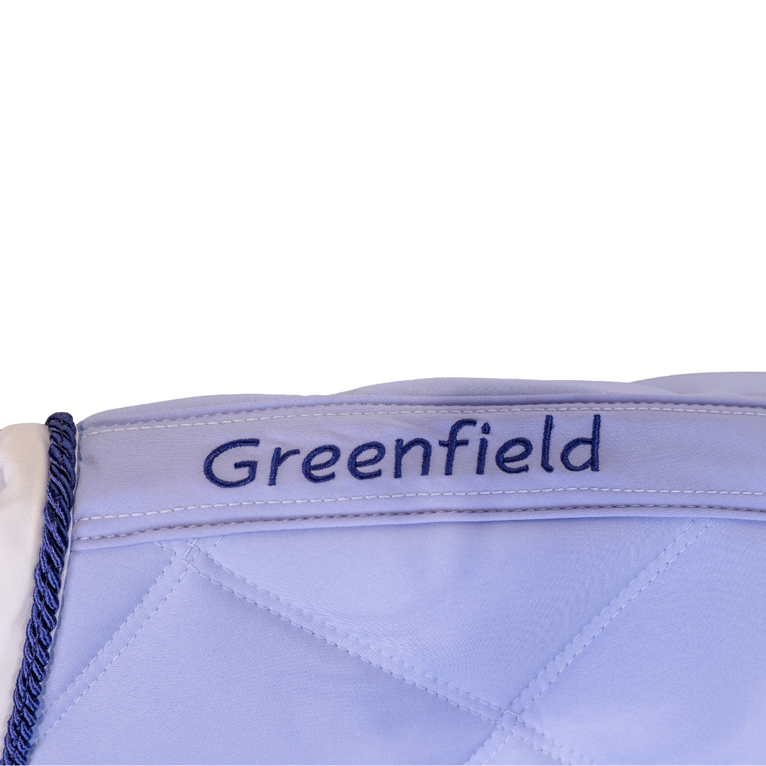 Tapis de selle Diamond - Bleu mystique