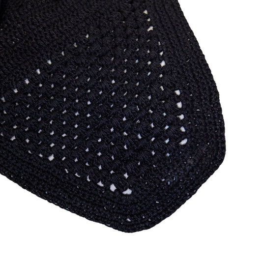 Flyveil pony - Straight - Black