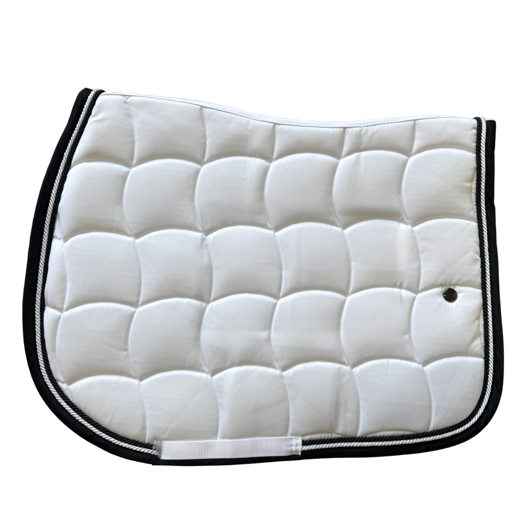 Tapis de selle beige/blanc Equestro Tapis de selle beige/blanc Equestro