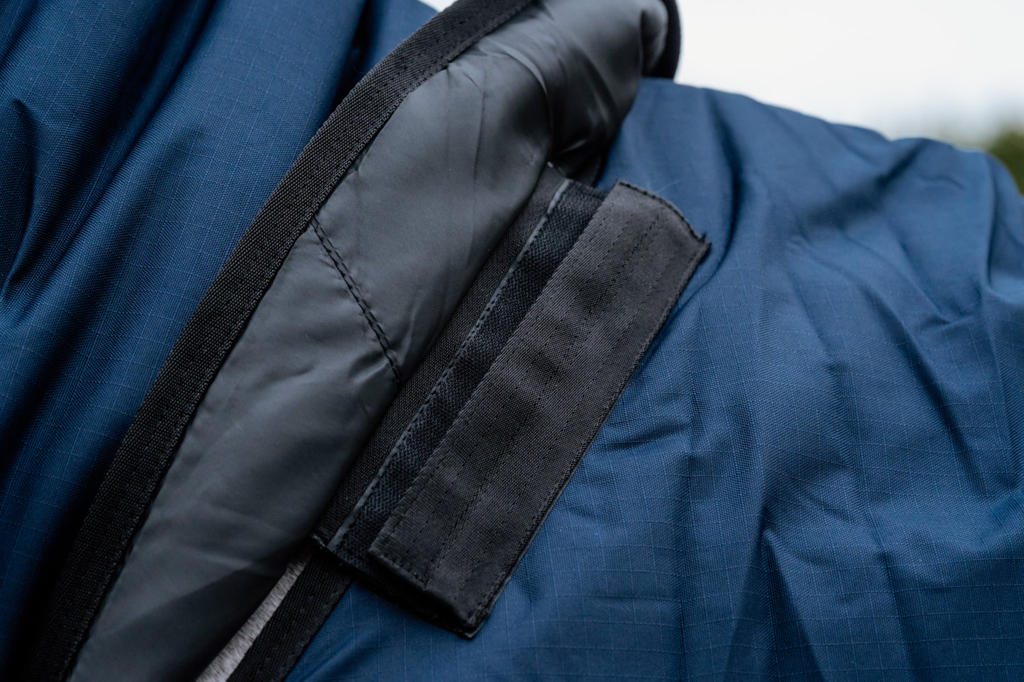 Detachable neckcover - Navy/Black