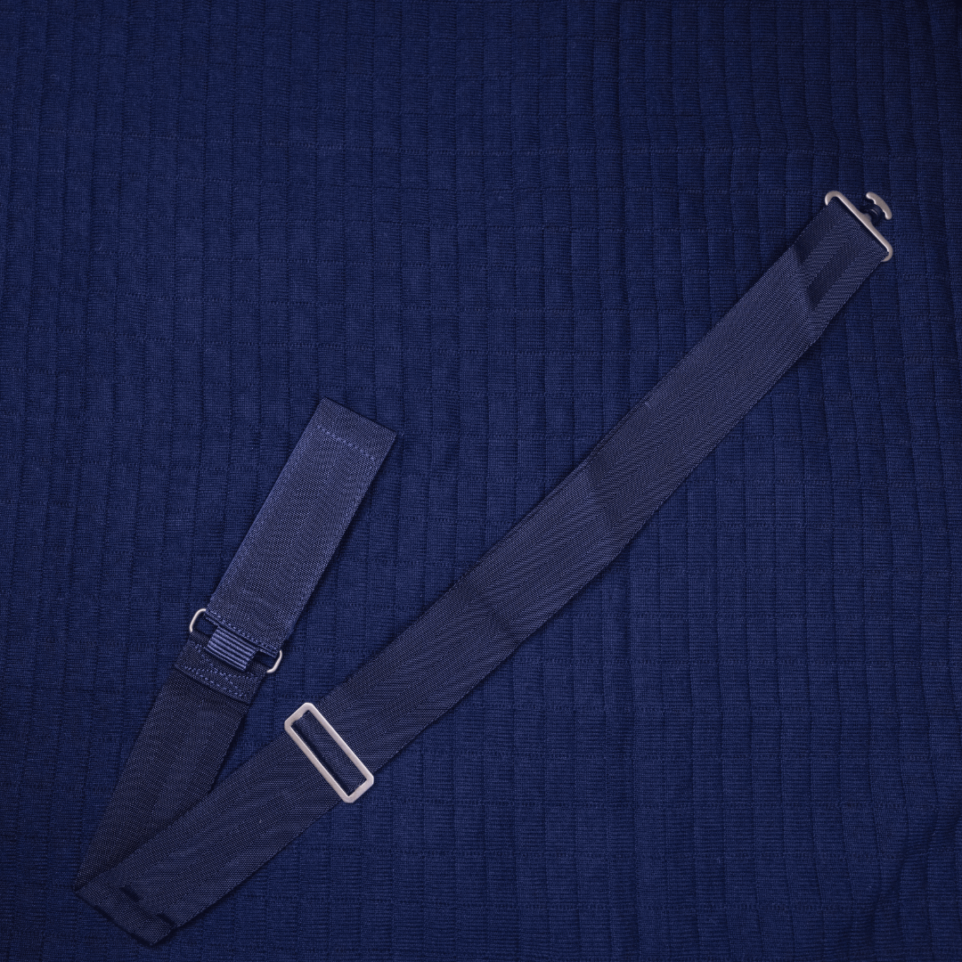 Thermo deken - blauw/blauw - wit/koningsblauw