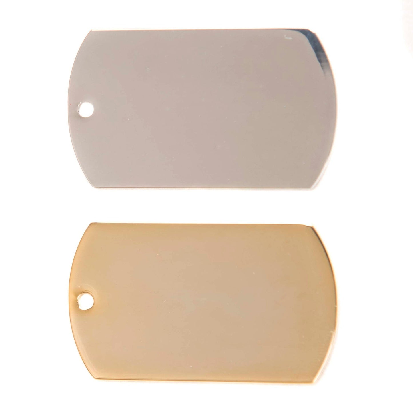 Key chain tag - horizontal