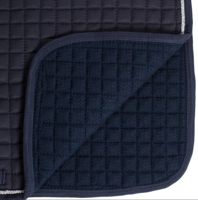 Saddle pad cookie dressage - black/black-gold