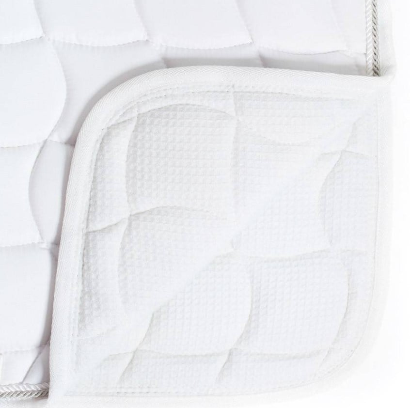 Tapis de selle Classic dressage - blanc/noir-blanc/noir