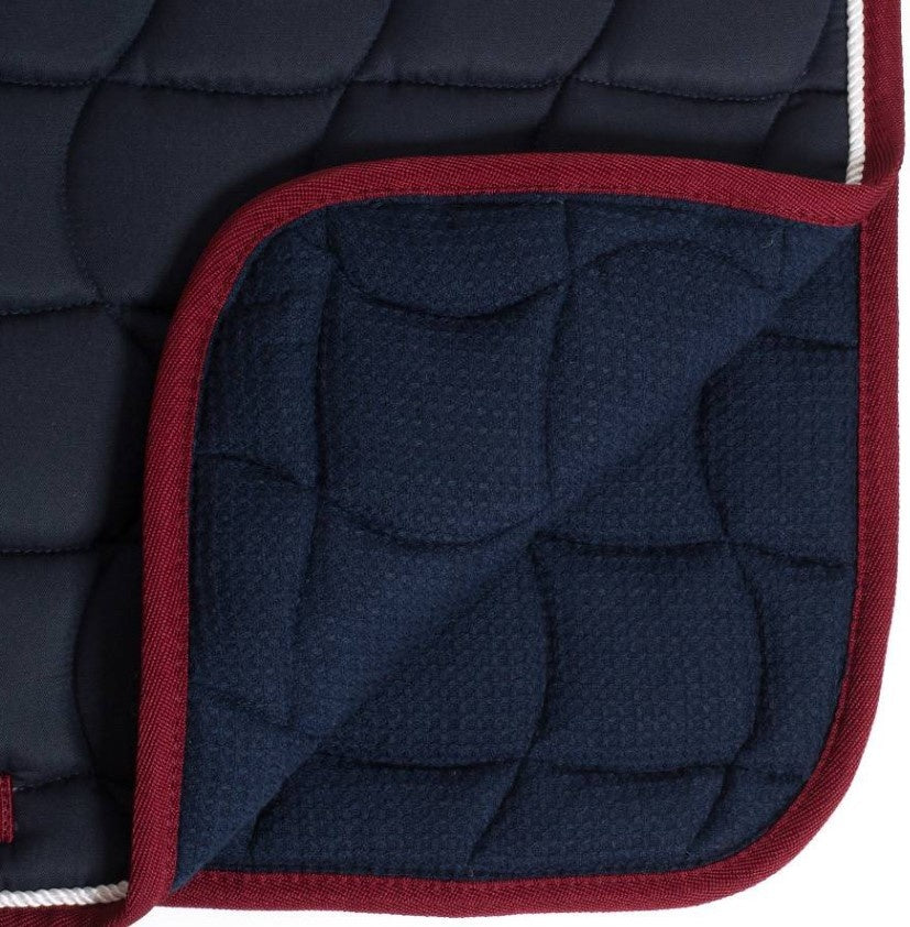 Schabracke Dressur - navy/navy-royal/weiß