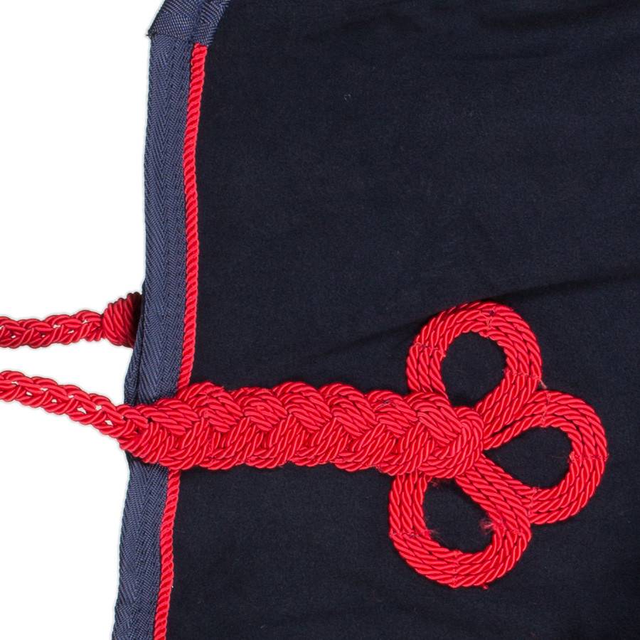 Couvre-reins polaire - bleu marine/bleu marine-rouge