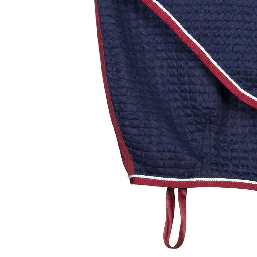 Couverture thermo - bleu marine/bordeaux-blanc