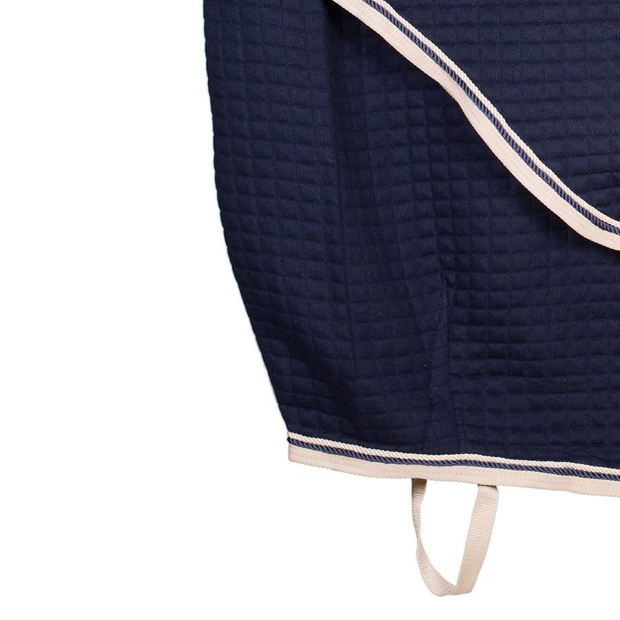 Thermo deken - blauw/beige - blauw/beige
