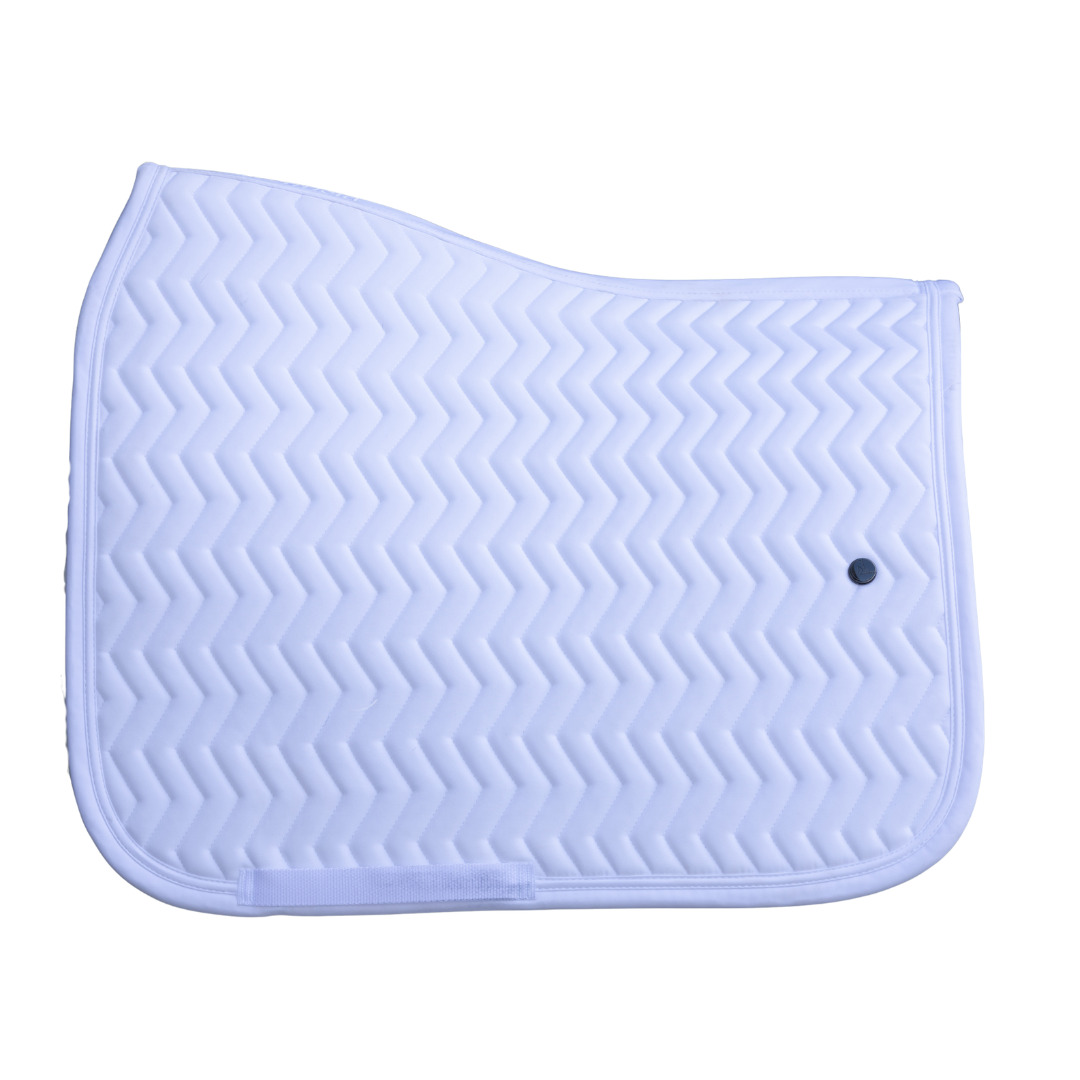 Zadeldoek Arrow dressuur - wit/wit-wit