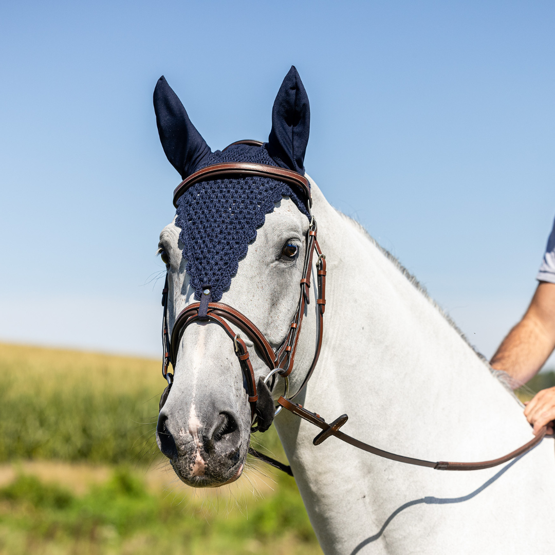 Fliegenhaube - Lang - marineblau