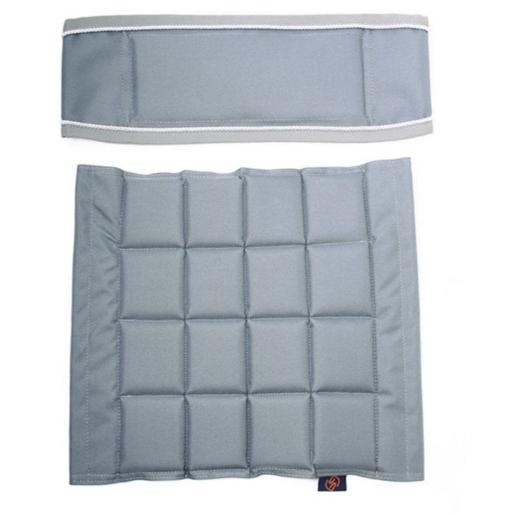 Seat and Back grey/silver cord