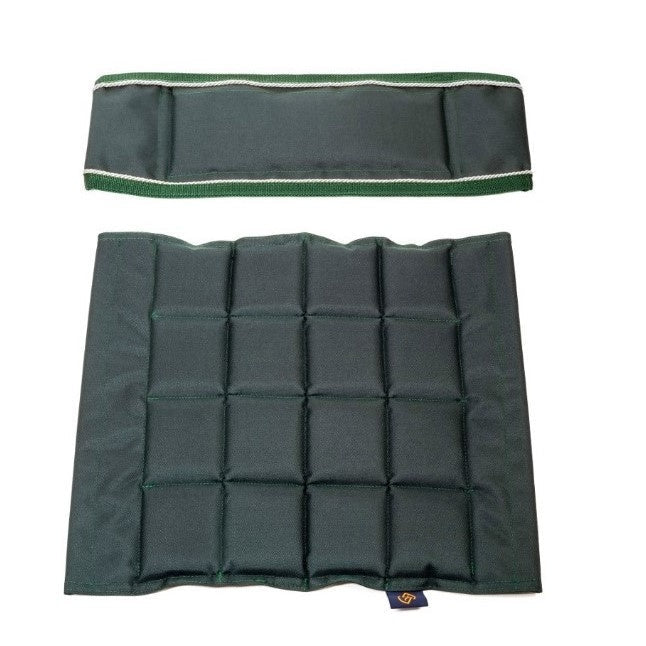 Seat and Back green/silver cord
