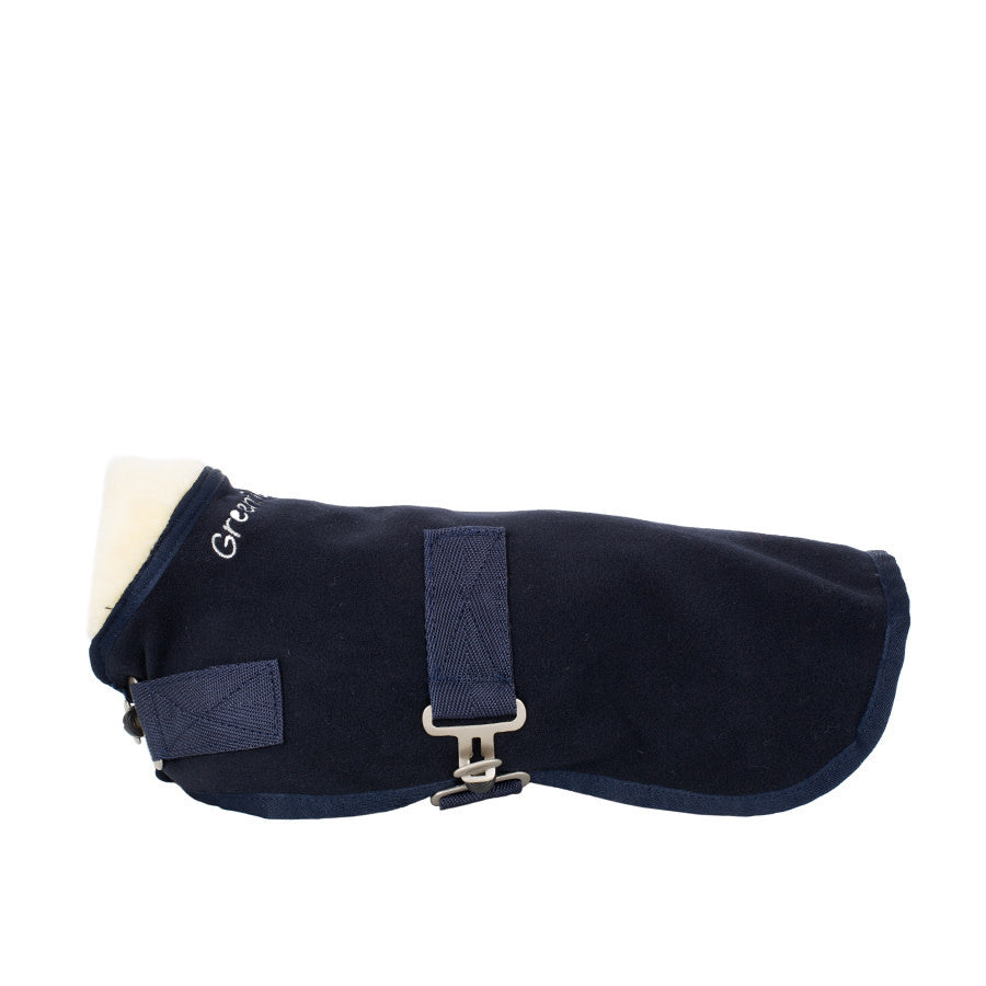 Hondendeken teddy blauw & zwart