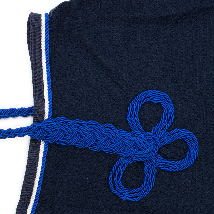 Chemise nid d'abeille - bleu marine/bleu marine-blanc/bleu royal