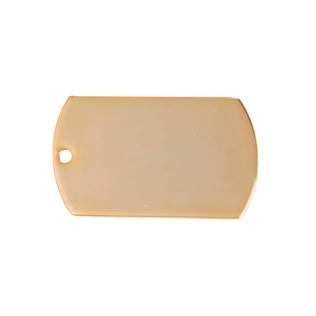 Key chain tag - horizontal