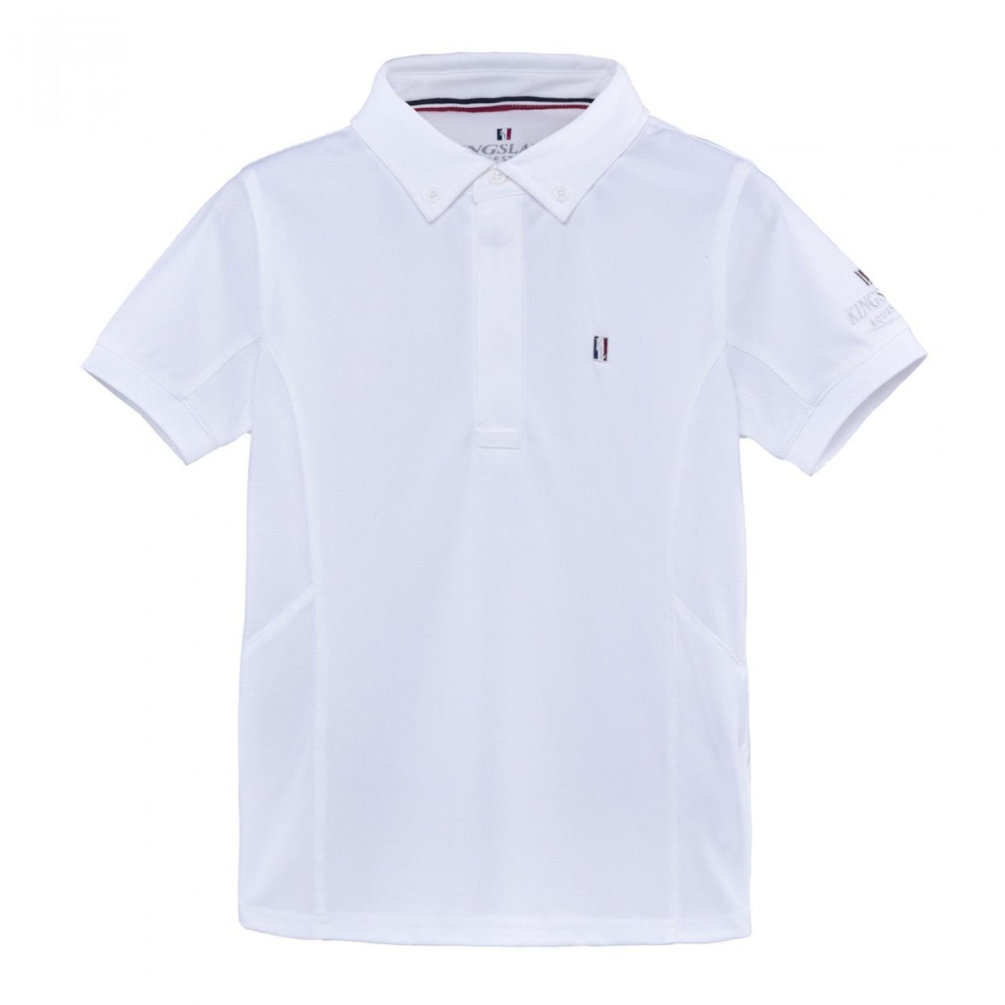 Kingsland - Chemise de spectacle pour hommes à manches courtes classique blanche