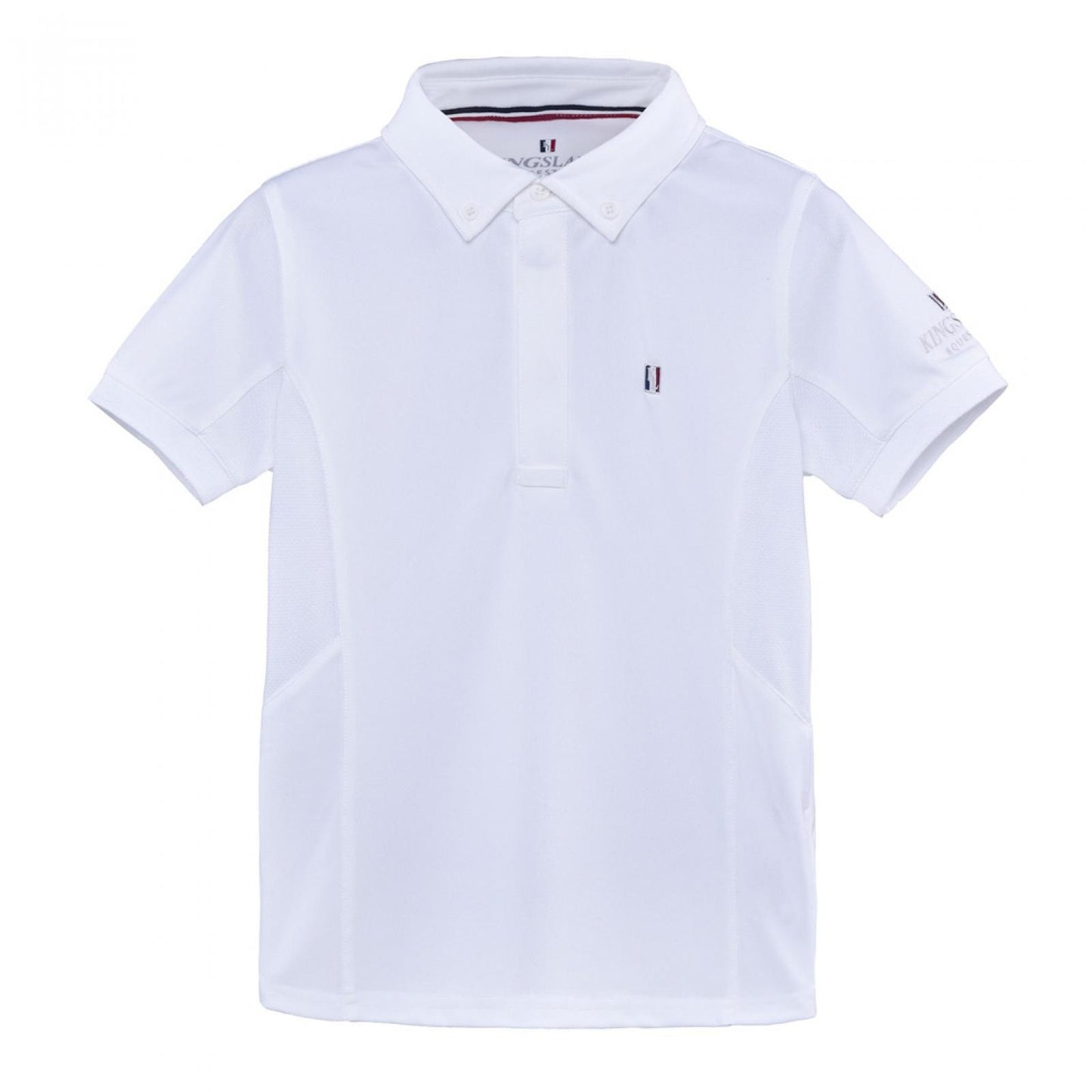 Kingsland - Chemise de spectacle pour garçons à manches courtes classique blanche