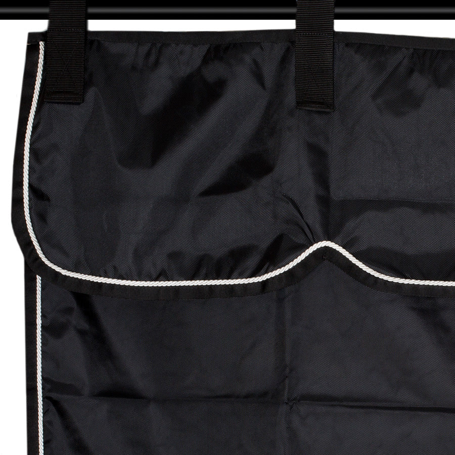 Stable curtain black/black - white