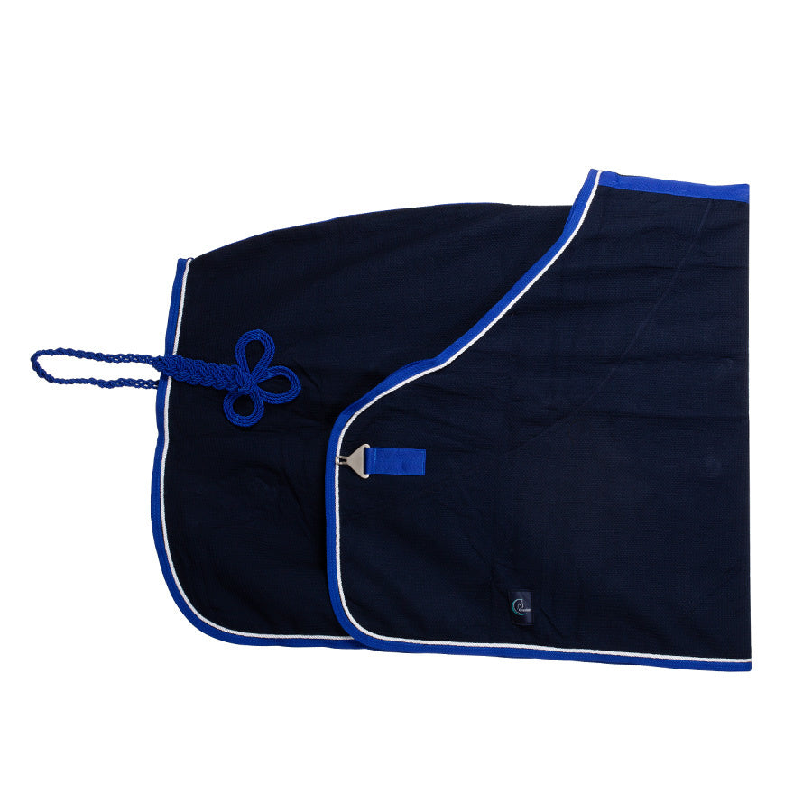 Chemise nid d'abeille - bleu marine/bleu royal -blanc
