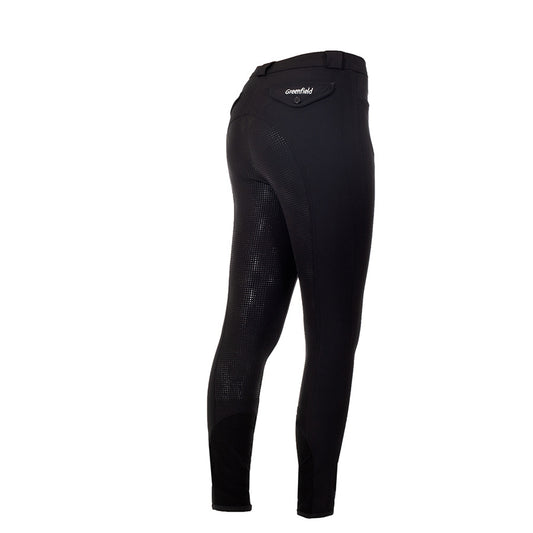 Reithose Damen - schwarz - Vollbesatz Grip