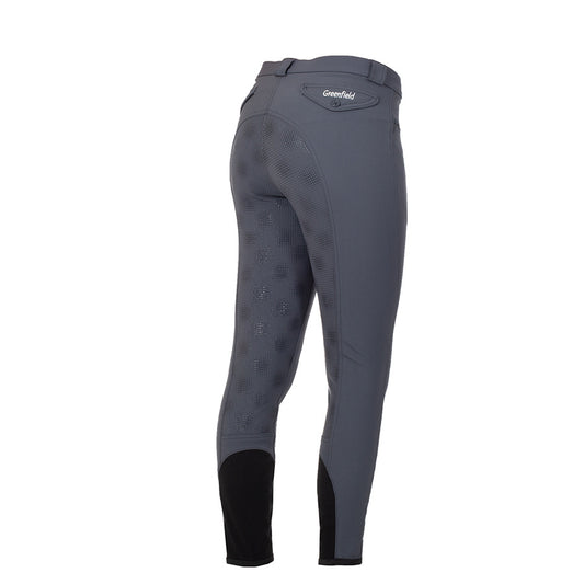 Reithose Damen - grau - Vollbesatz Grip