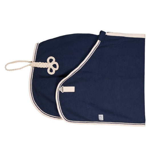 Chemise nid d'abeille - bleu marine/beige-bleu marine/beige