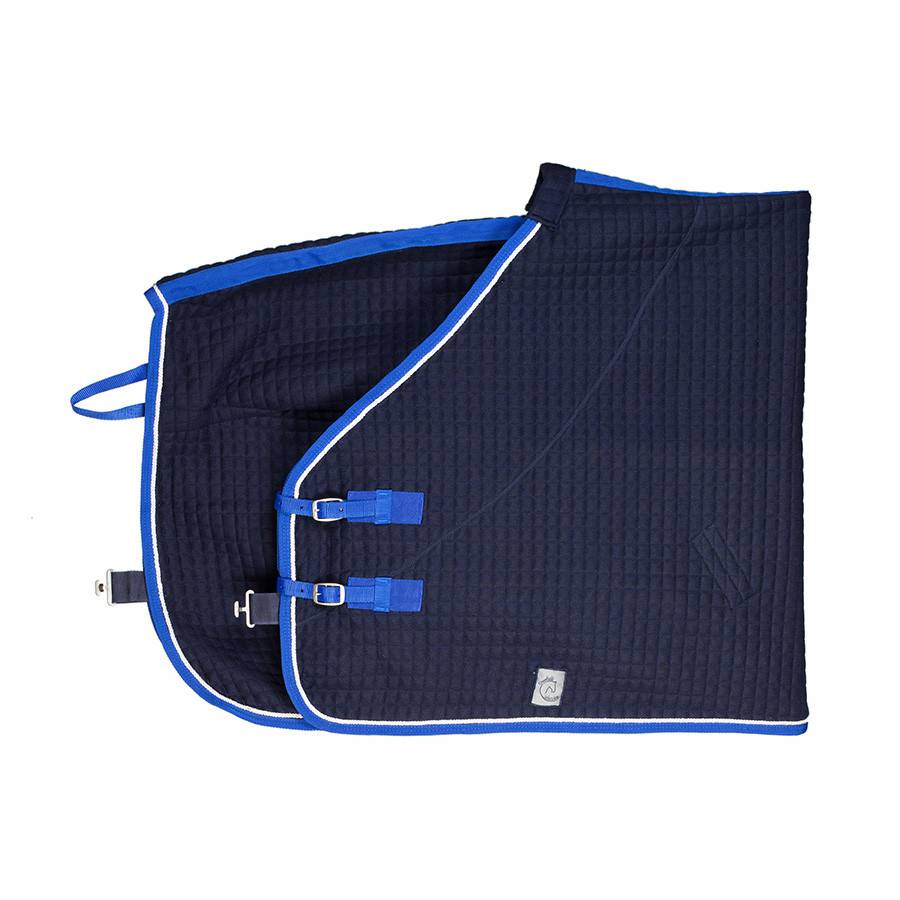 Thermodecke - marine/royalblau-weiß