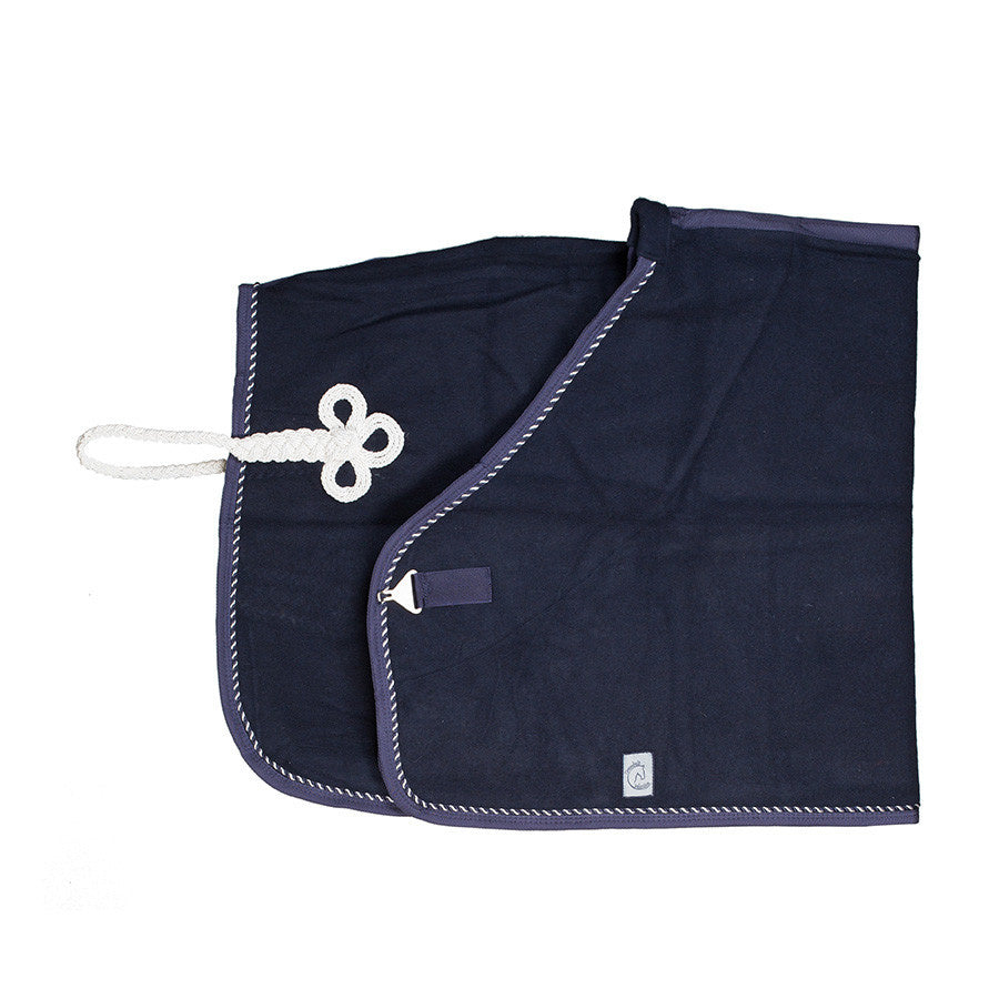 Couverture laine - bleu marine/bleu marine-mix