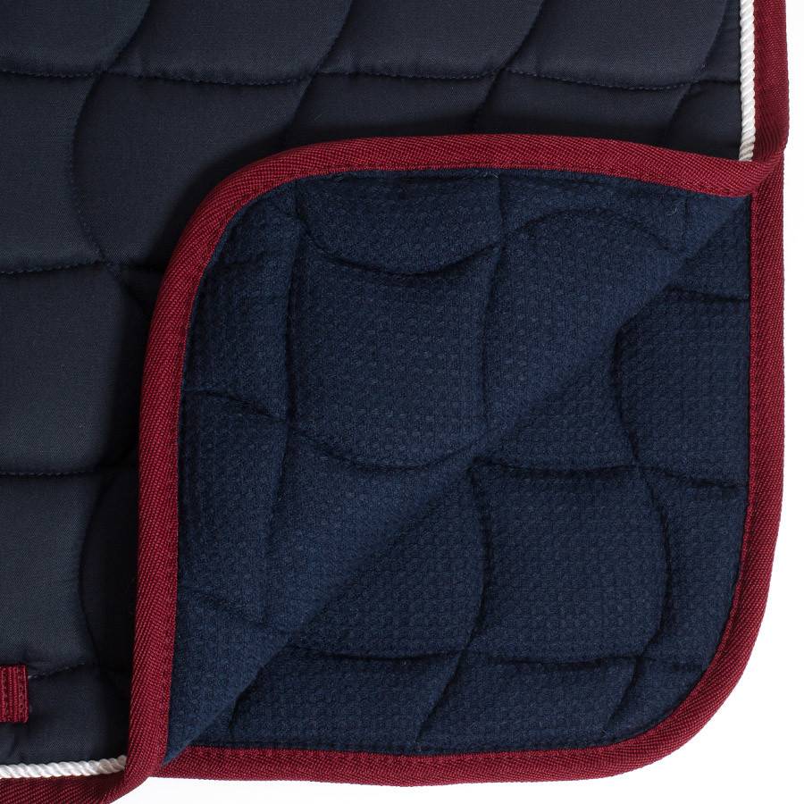 Saddle pad dressage - navy/navy-white/silvergrey