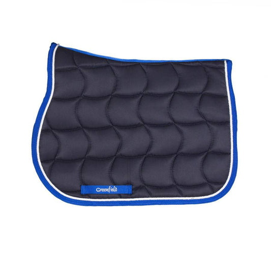 Pony - Schabracke - marine/royalblau-weiß