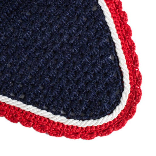 Flyveil pony - navy/red-white