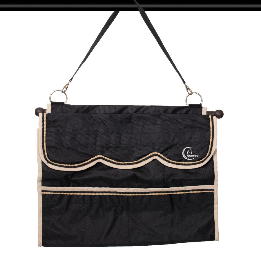 Aufbewahrungstasche schwarz/beige-schwarz-beige
