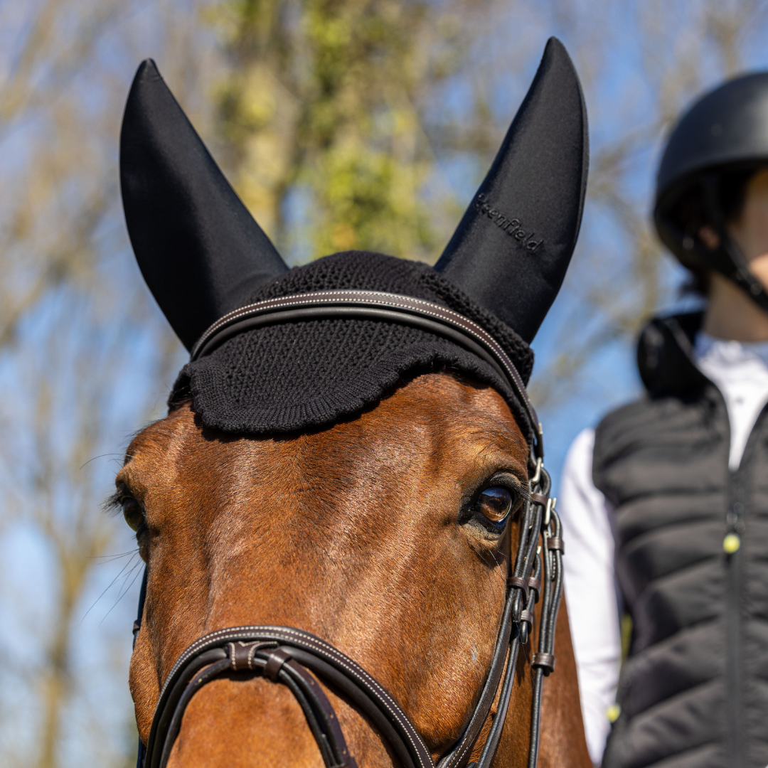 Classic soundless flyveil - black