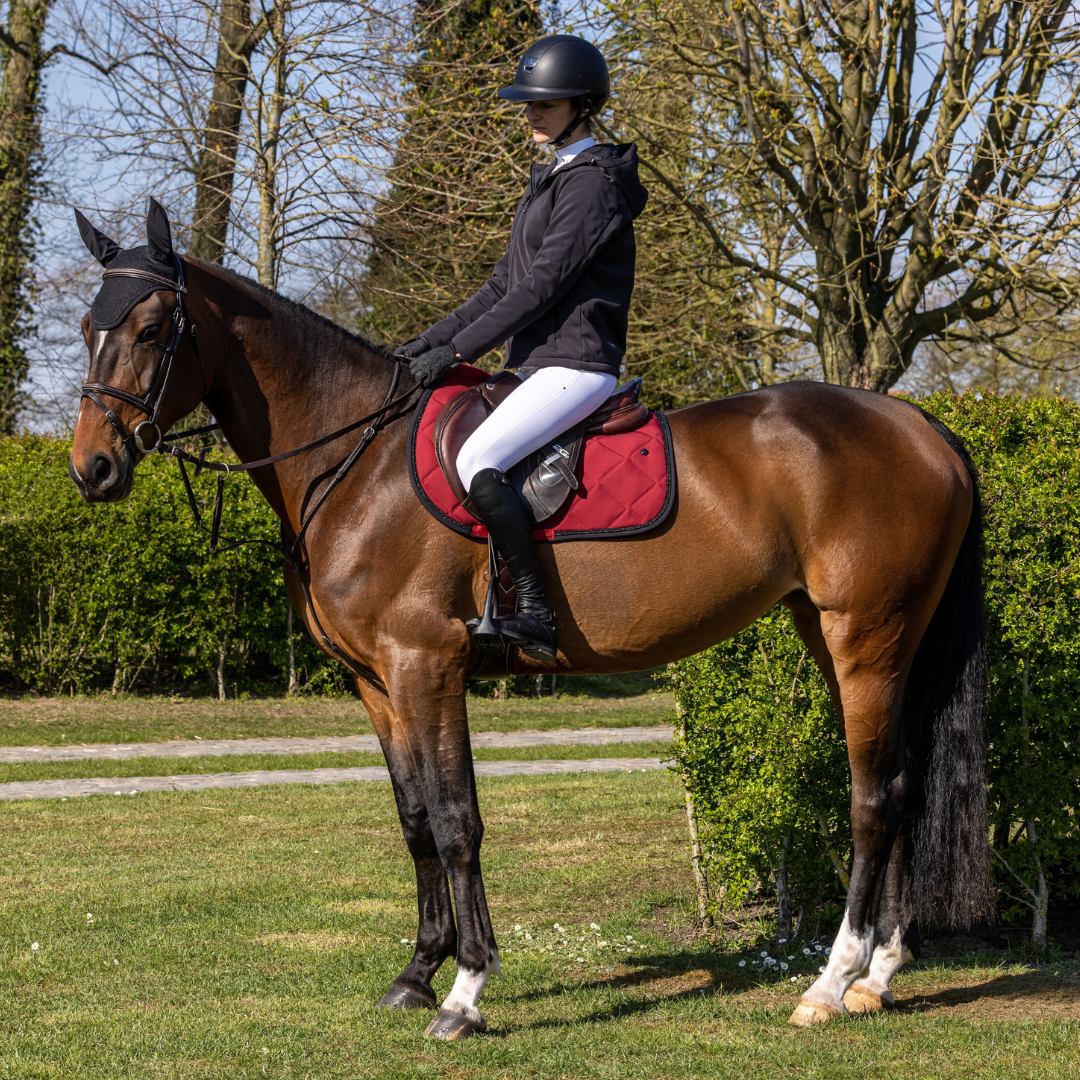 Zadeldoek Diamond - Sparkle bordeaux