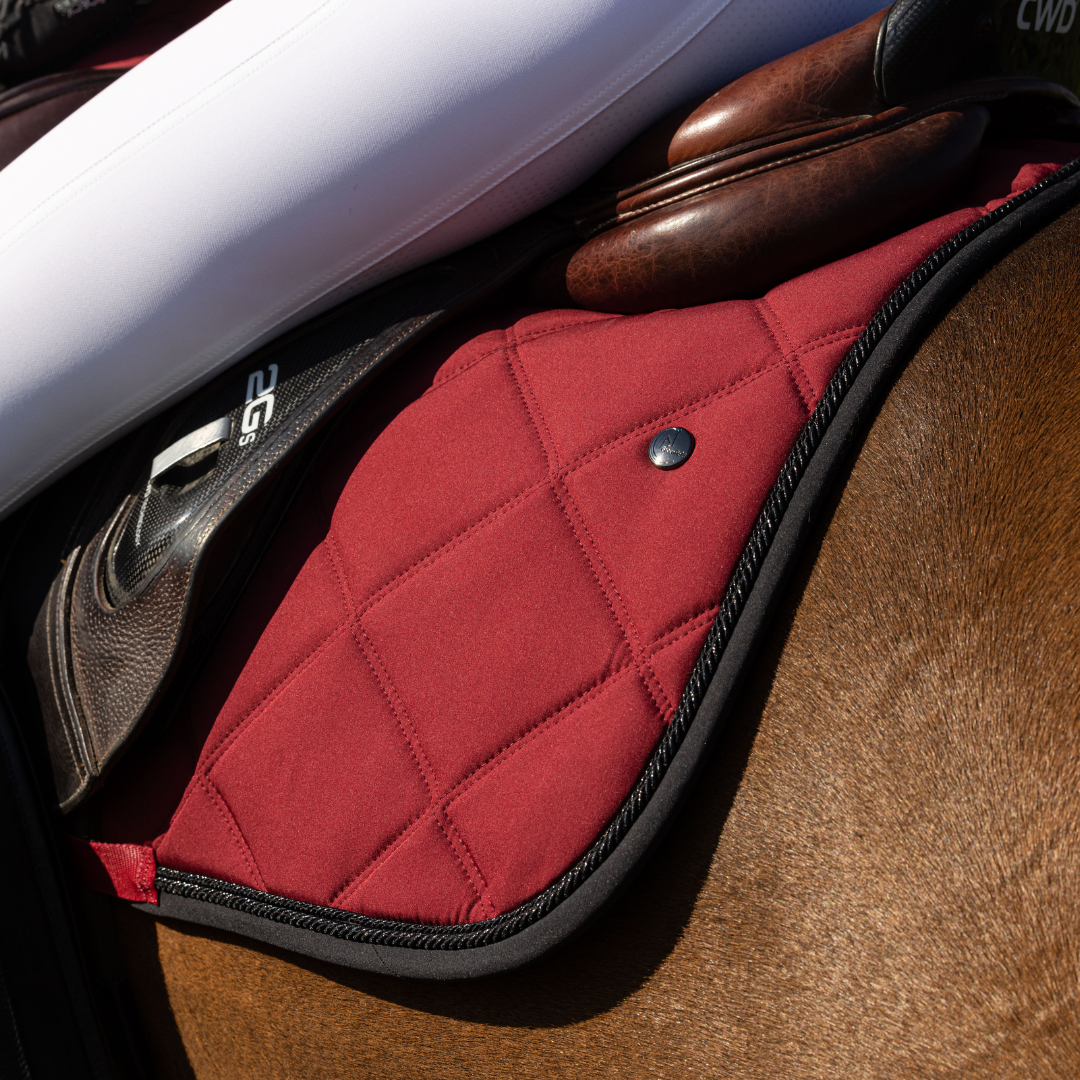 Zadeldoek Diamond - Sparkle bordeaux
