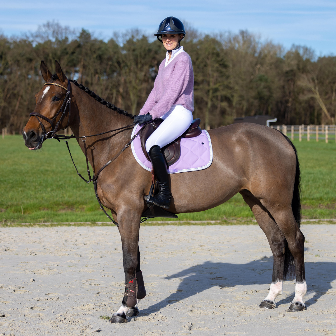 Saddle pad Diamond - lavender