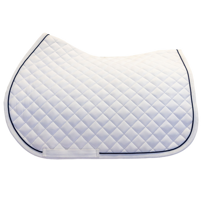 Saddle pad Cookie pony - white/white-navyblack