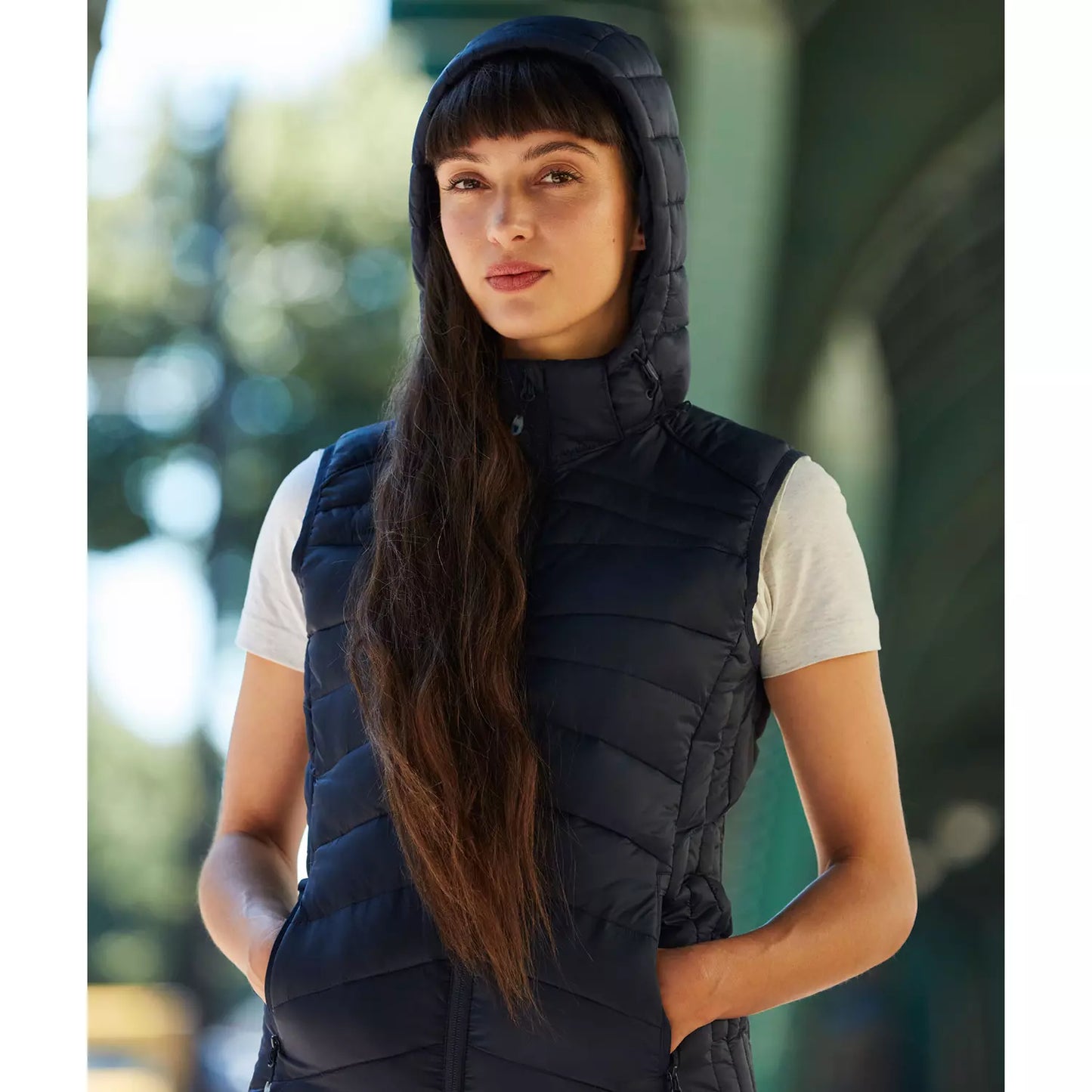 LADIES - Hooded vest IDAHO