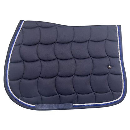 Zadeldoek Classic - blauw/blauw - wit/koningsblauw