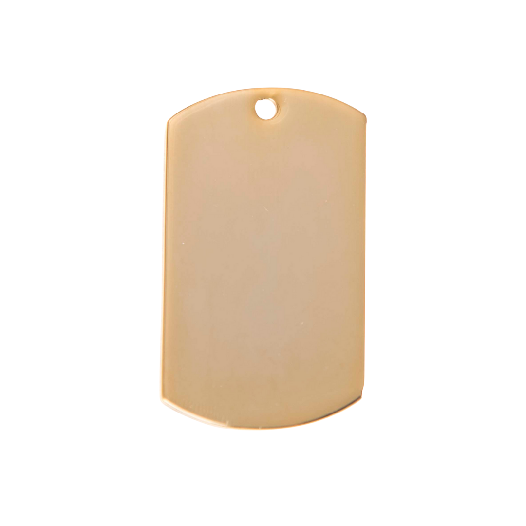 Key chain tag - vertical