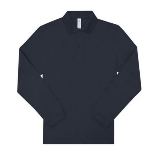 B&C my polo 180 lange mouwen – heren