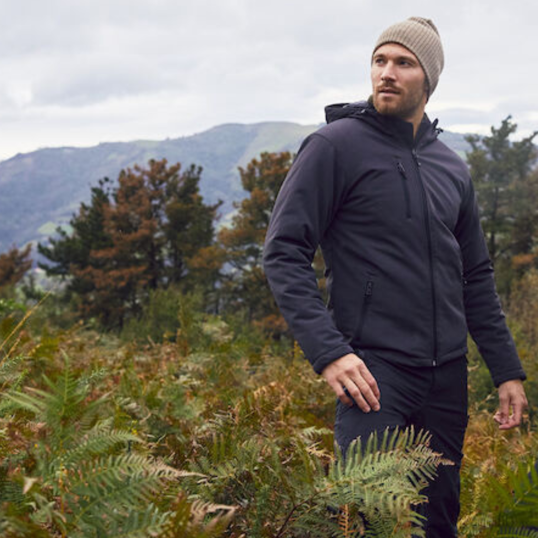 Herren - Wattierter Hoody Softshell