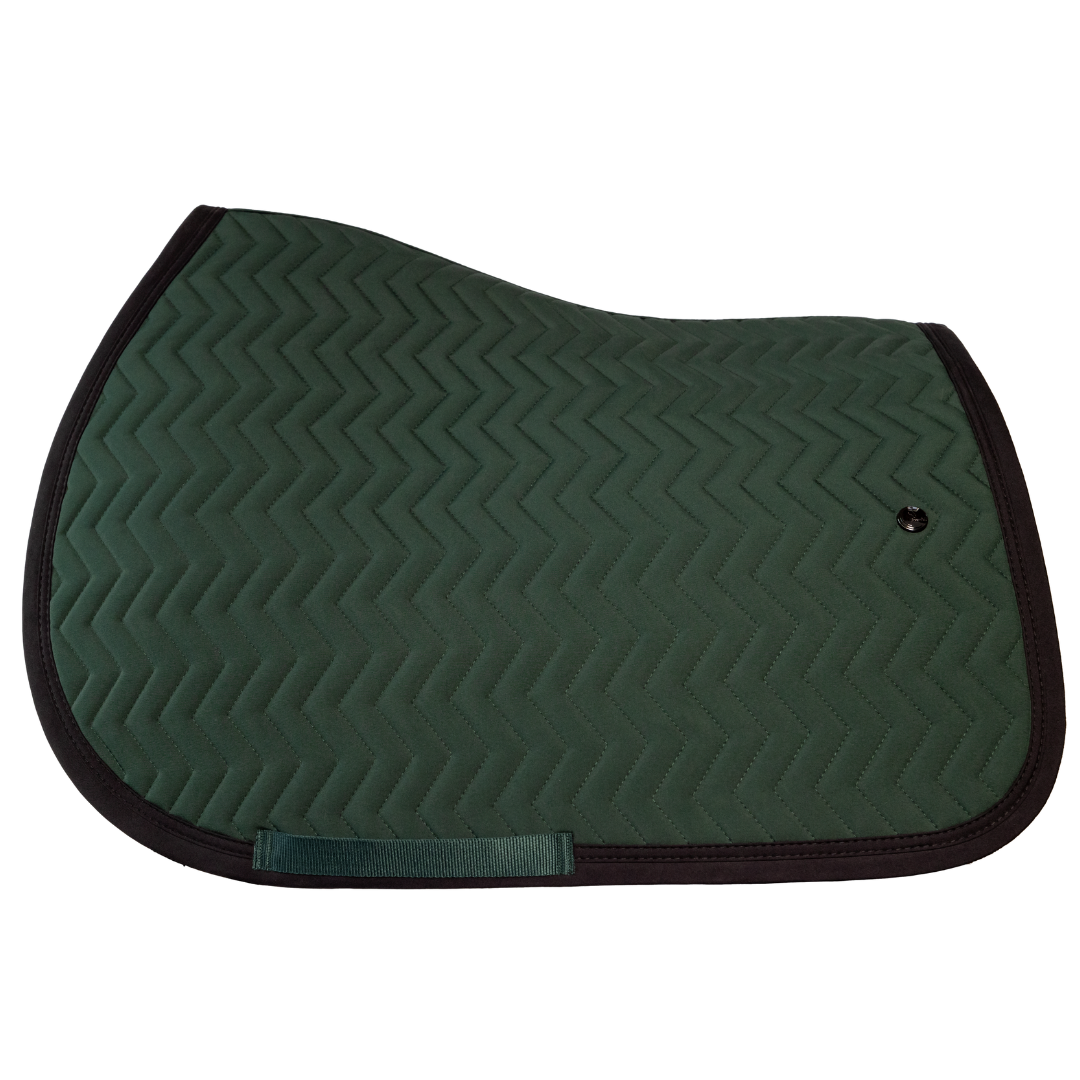 Saddle pad Arrow - green/black - black
