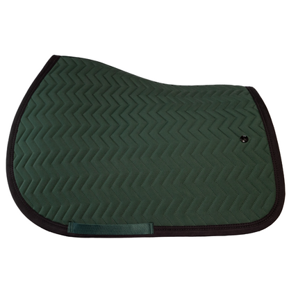 Saddle pad Arrow - green/black - black
