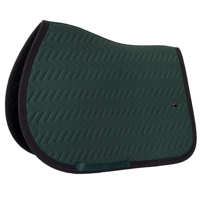 Saddle pad Arrow - green/black - black
