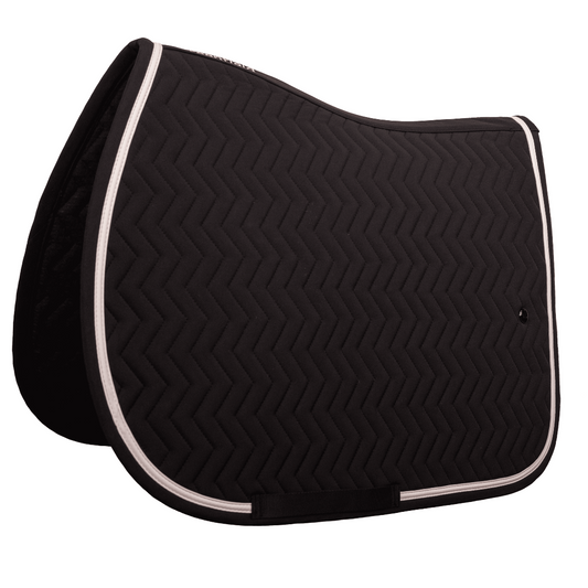 Tapis de selle Arrow - noir/noir - blanc