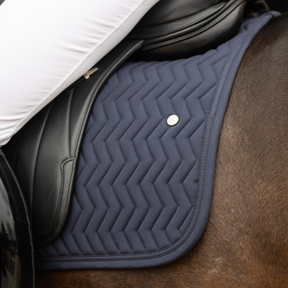Zadeldoek Arrow dressuur - blauw/blauw-blauw
